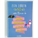 Libreta A5 "Esta Libreta No Está Llena De Gatitos, Unicornios, Ni Cosas Bonitas"