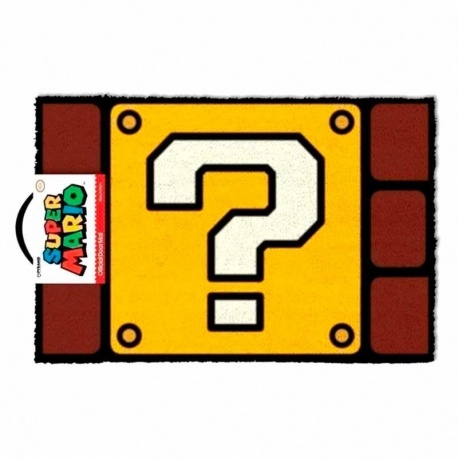 Felpudo Super Mario Nintendo Question Mark Block