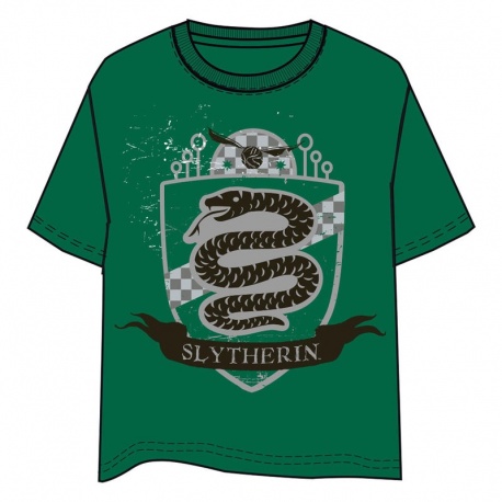 Camiseta Slytherin Harry Potter Adulto