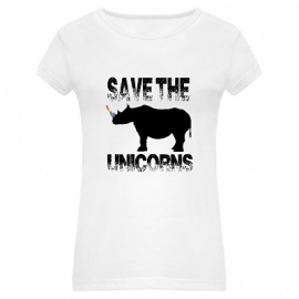 Camiseta "Save The Unicorns"