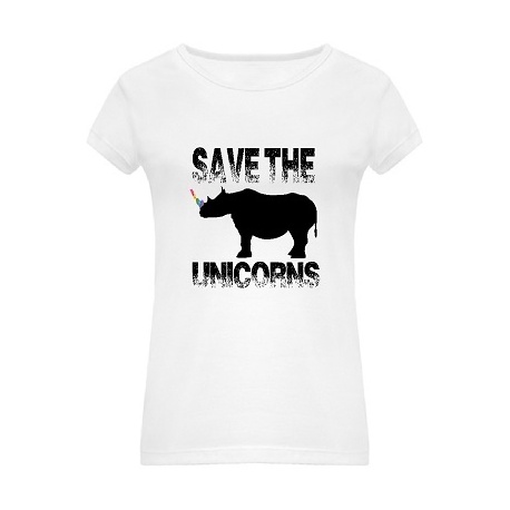 Camiseta "Save The Unicorns"