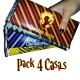 Pack 4 Chocolates Harry Potter casas