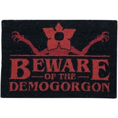 Felpudo Stranger things "Beware of Demogorgon"