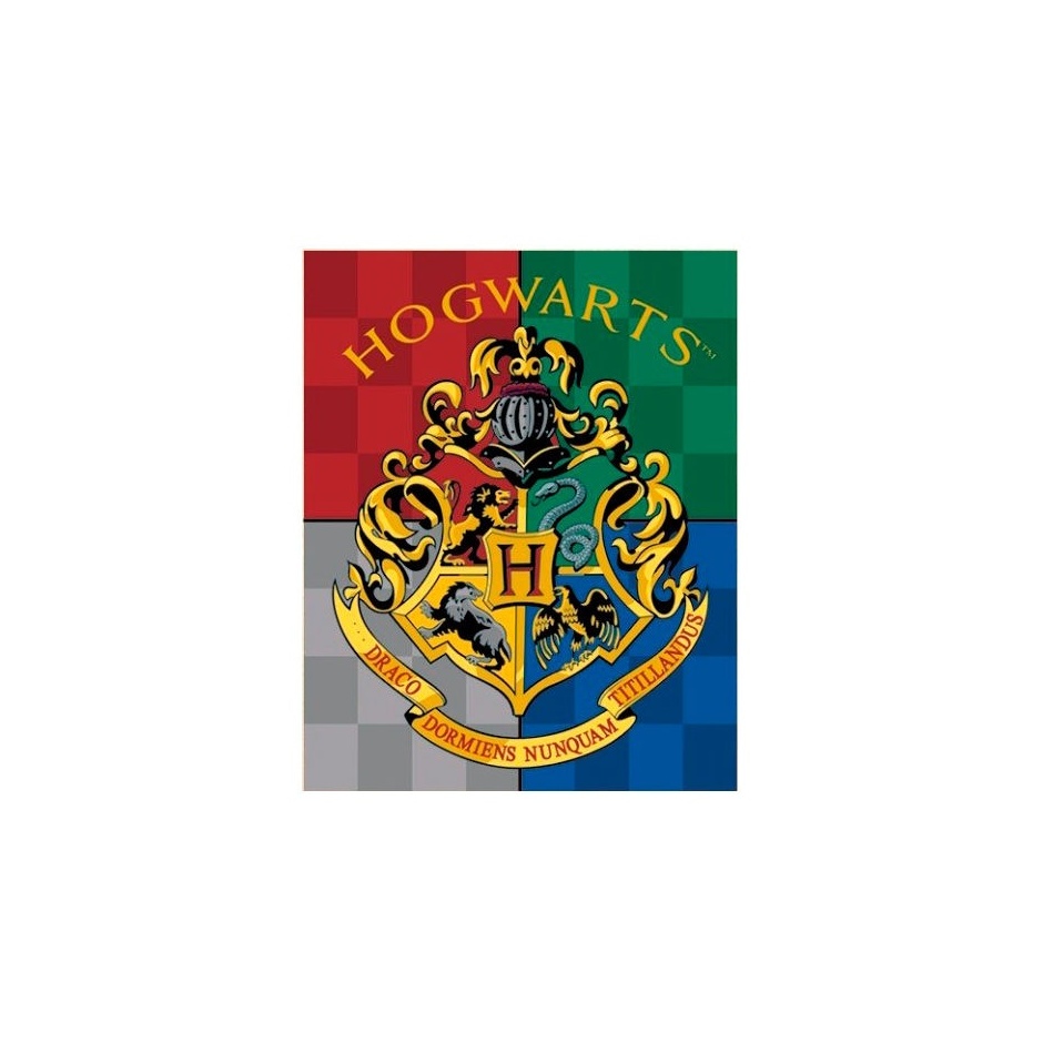 Manta escudo Hogwarts Harry Potter