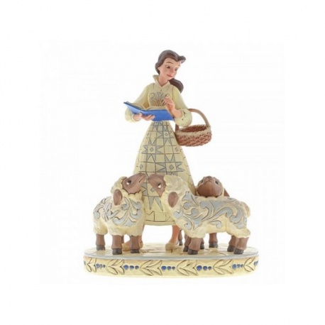 Figura Disney Bella con ovejas - Enesco