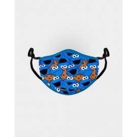 Mascarilla Reutilizable Cookie Monster - Barrio Sesamo