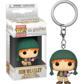 Llavero Pocket POP Harry Potter Holiday Ron