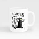 Trabajo duro para que mi gato tenga una vida mejor - Mugffins