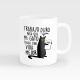 Taza gato "Trabajo duro para que mi gato tenga una vida mejor" - Borinot El Gato