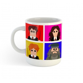 Taza "Caras Hogwarts"