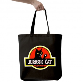 Bolsa Tote Bag gato "Jurassic Cat" - Borinot el Gato