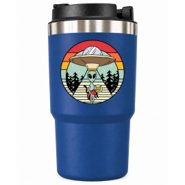 Vaso térmico acero "Trabajo duro para que mi gato tenga una vida mejor" 560ml